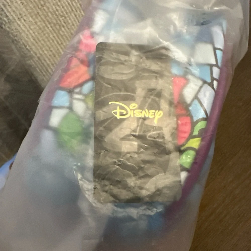 NWT Disney Buckle-Down‎ Beauty and the Beast Stained Glass Travel Cosmetic Bag